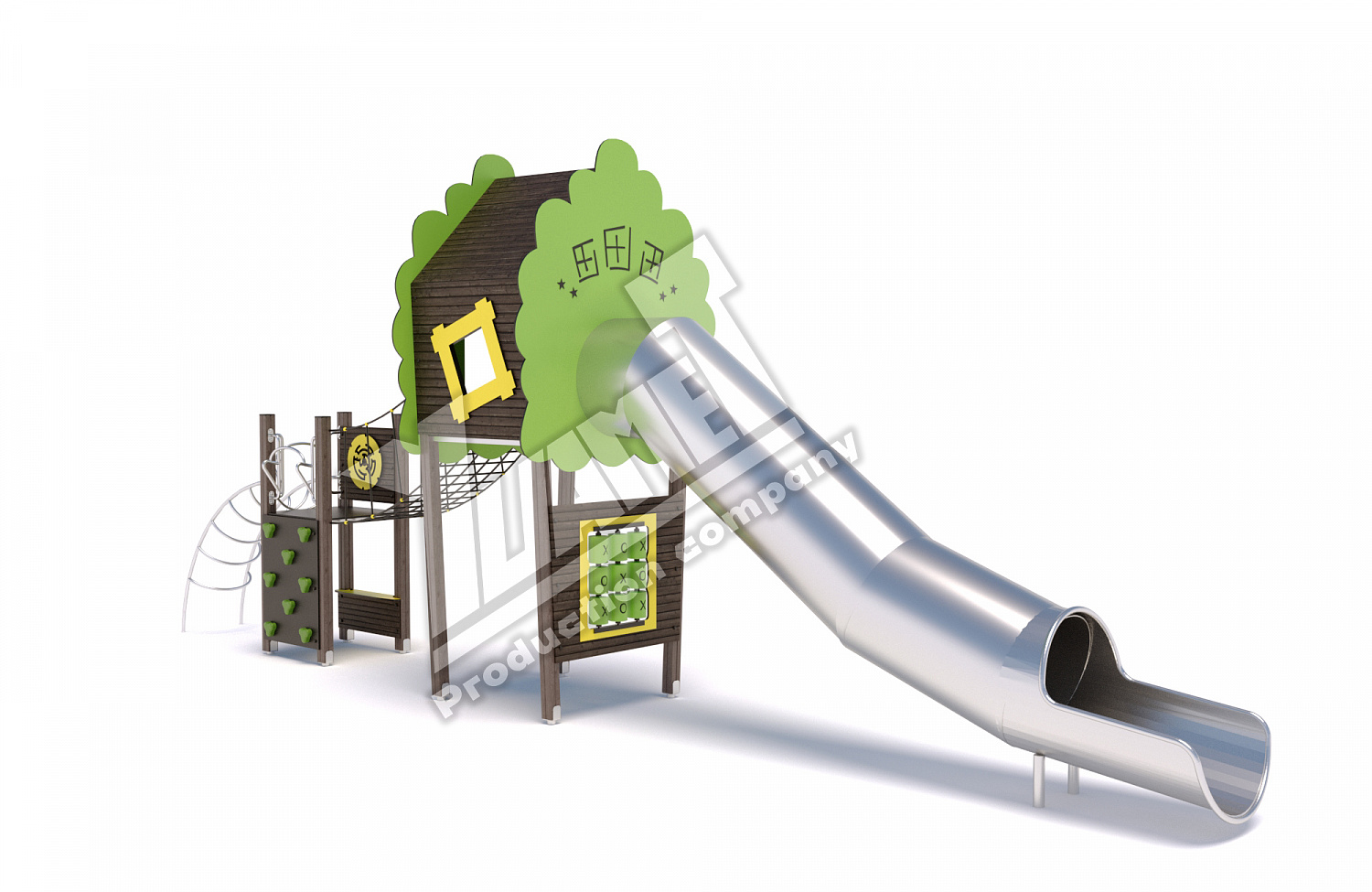 Новая серия: детские площадки из  HPL и HDPE